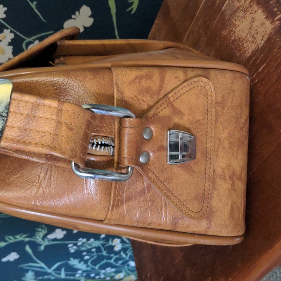 Vintage 1975 American Tourister Luggage Leather Tote - Picture 7 of 10